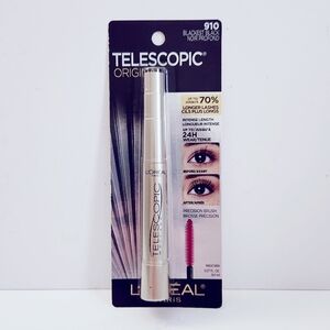 🐢2/$15 Loreal Paris Telescopic Original Washable Mascara Blackest Black